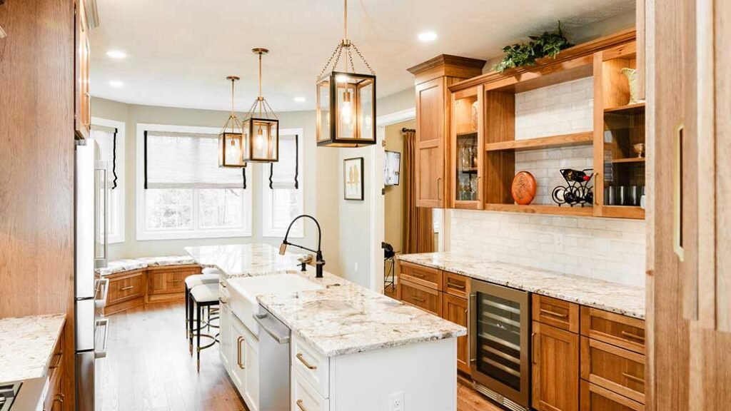 Traditional Kitchen Design Moosic PA Townhouse